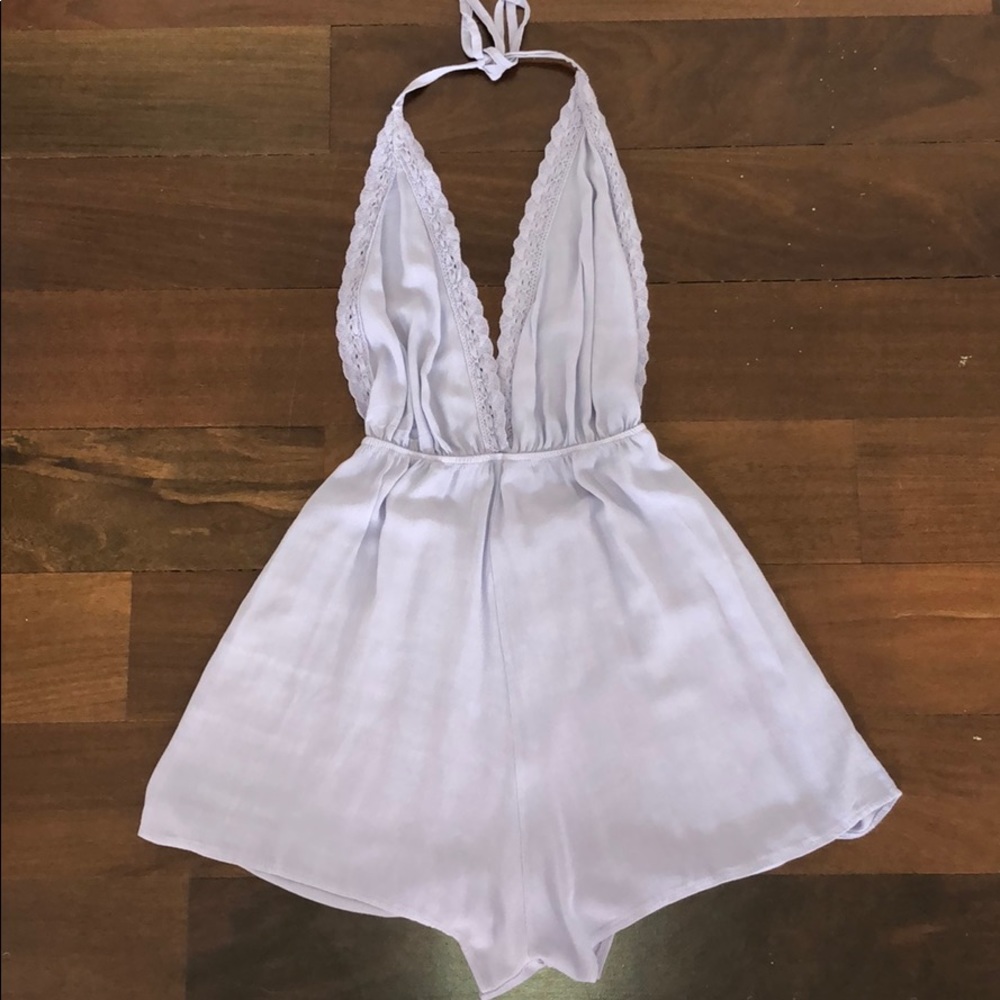 Lilac halter romper